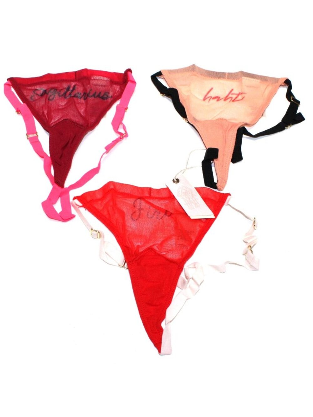 We Are HAH Zodiac Thong Panty 3-Pack (OS) Sagittarius 64947ZK